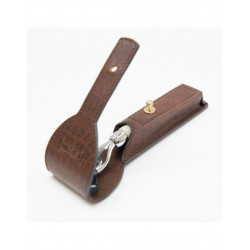 Captain Fawcett Maquinilla Afeitar Mach 3 con Funda Cuero 