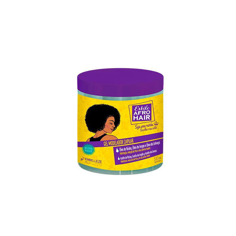 Novex Embelleze Afro Hair Styling Gel (500ml) Novex Embelleze Afro Hair Styling Gel (500ml)