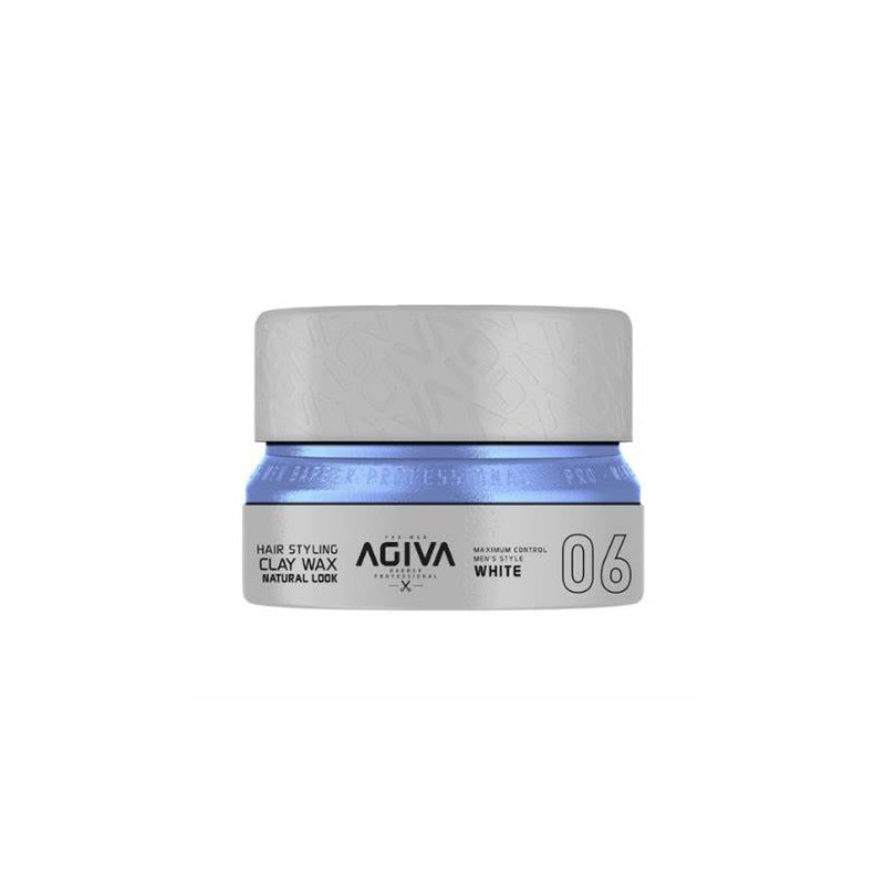 Agiva Glinka Woskowa do Stylizacji Włosów Naturalny Wygląd Biały 06 (155ml)