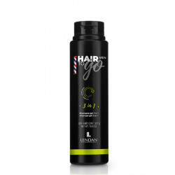 Lendan Hair To Ho Men 3&1 Shampoo Bagnodoccia e Gel da Barba Energizzante