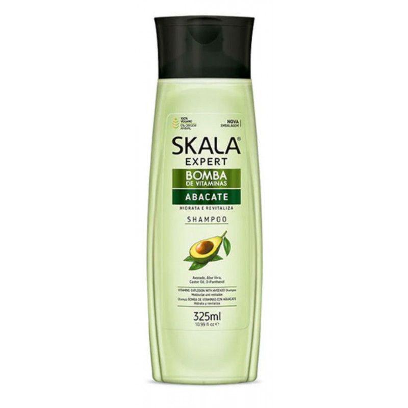 Skala Bomba Vitaminas Abacate Champú (325ml) Skala Bomba Vitaminas Abacate Champú (325ml)