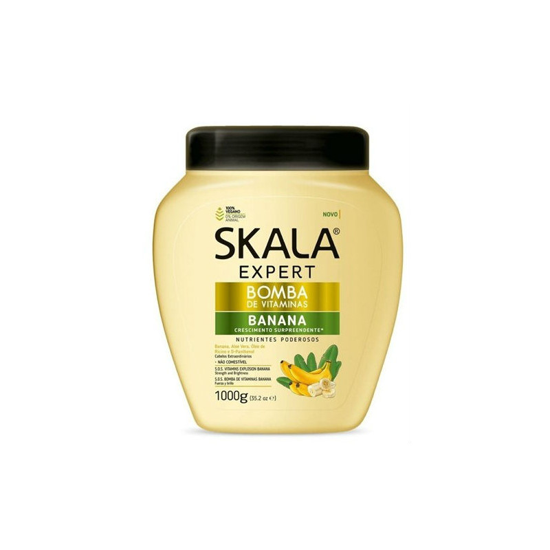 Skala Bomba Vitaminas Banana Crema Acondicionadora (1000ml) Skala Bomba Vitaminas Banana Crema Acondicionadora (1000ml)