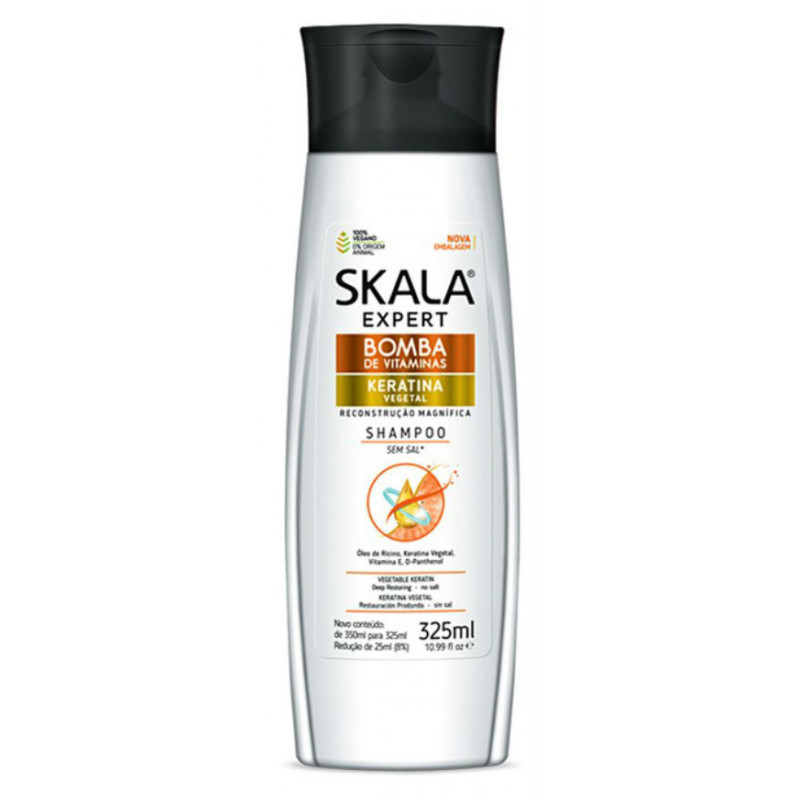 Skala Bomba Vitaminas Keratin Shampooing (325ml) Skala Bomba Vitaminas Keratin Shampooing (325ml)