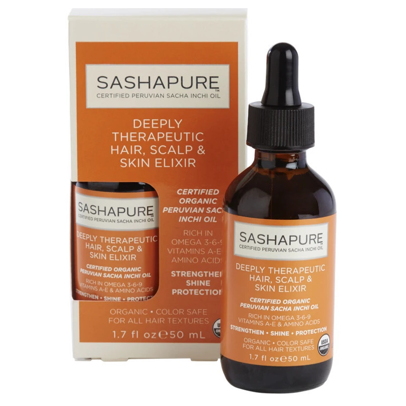 Sashapure Elixir Thérapeutique Intensif pour les Cheveux, le Cuir Chevelu et la Peau (50ml) Sashapure Elixir Thérapeutique Intensif pour les Cheveux, le Cuir Chevelu et la Peau (50ml)