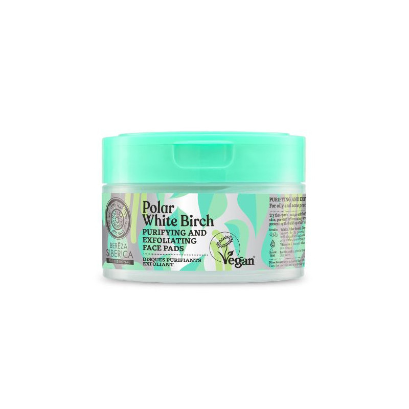 Natura Siberica Berëza Disques Purifiants Exfoliant (20Uds)