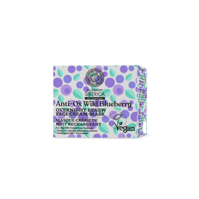 Natura Siberica Blueberry Masque Crème de Nuit Rechargeant (50ml) Natura Siberica Blueberry Masque Crème de Nuit Rechargeant (50ml)