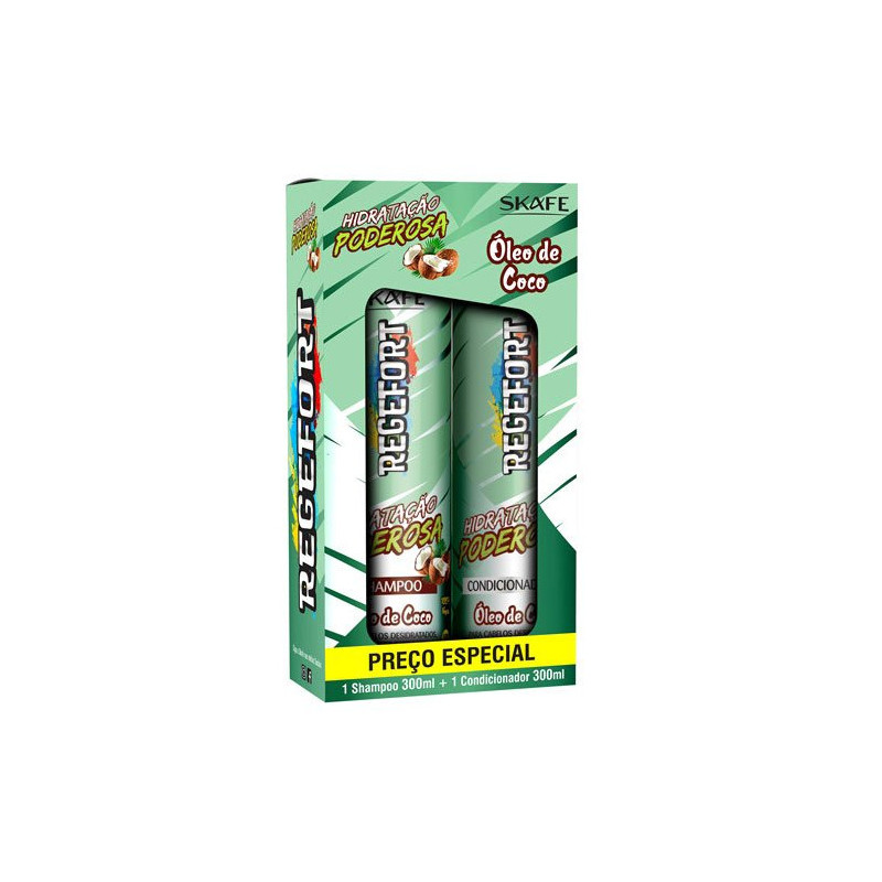 Skafe Kit  Regefort Hidratación Poderosa Coco (2x300ml)