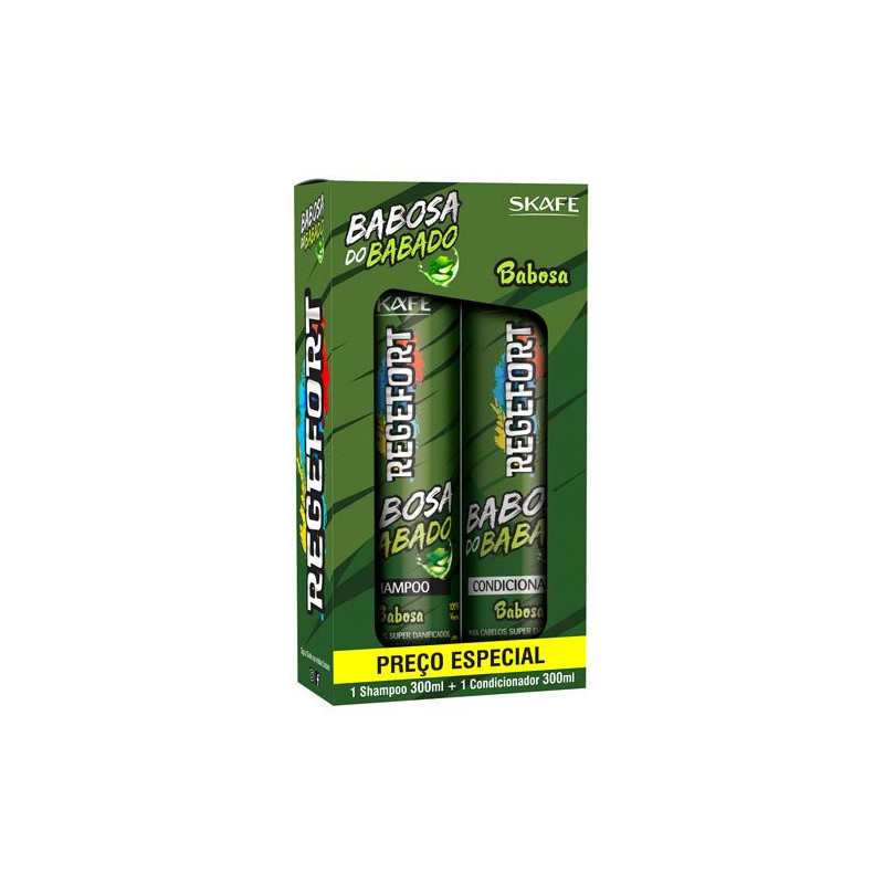 Skafe Regefort Babosa do Babado Aloe Vera Kit (2x300ml) Skafe Regefort Babosa do Babado Aloe Vera Kit (2x300ml)