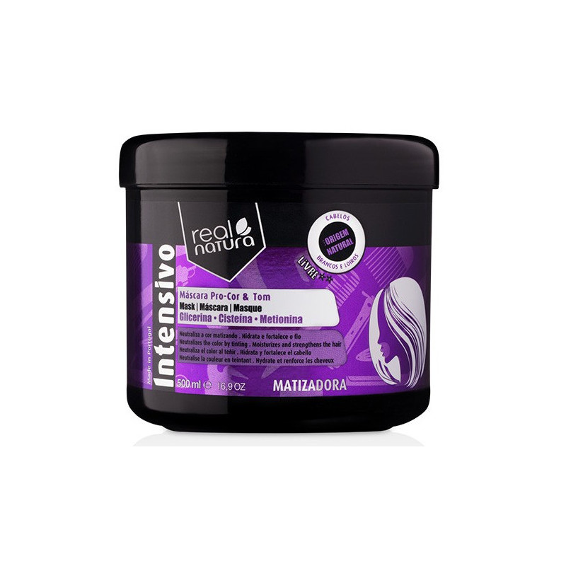 Real Natura Pro-Cor & Tom Masque matifiant Sans Sel (500ml) Real Natura Pro-Cor & Tom Masque matifiant Sans Sel (500ml)