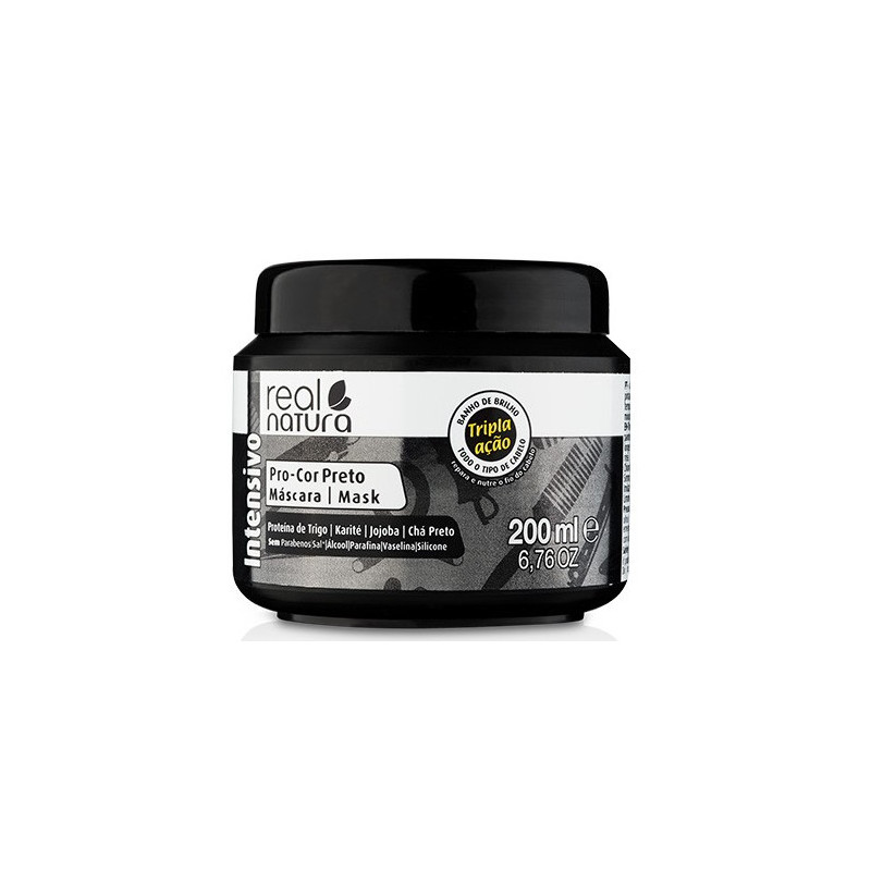 Real Natura Pro- Cor Preto Masque Sans Sel (200ml) Real Natura Pro- Cor Preto Masque Sans Sel (200ml)