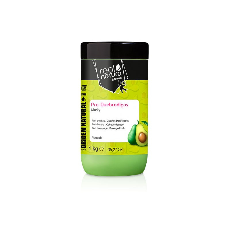 Real Natura Pro-Quebradiços Abacate Masque Sans Sel (1Kg) Real Natura Pro-Quebradiços Abacate Masque Sans Sel (1Kg)