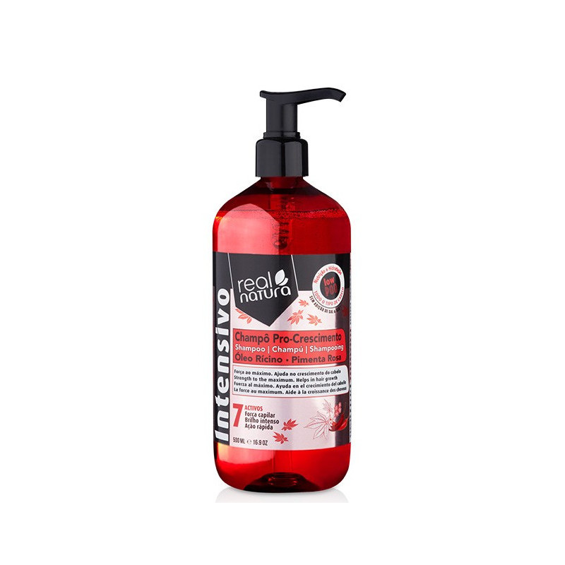 Real Natura Pro-Crescimento Shampooing Sans Sel (500ml) Real Natura Pro-Crescimento Shampooing Sans Sel (500ml)