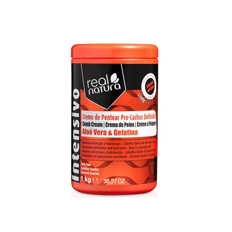 Real Natura Pro-Cachos Definidos Crema de Peinar (1Kg) Real Natura Pro-Cachos Definidos Crema de Peinar (1Kg)