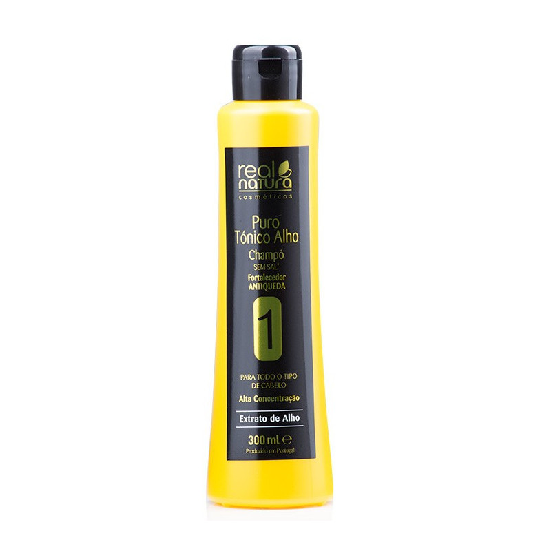 Real Natura Puro Alho Shampooing Sans Sel (300ml) Real Natura Puro Alho Shampooing Sans Sel (300ml)
