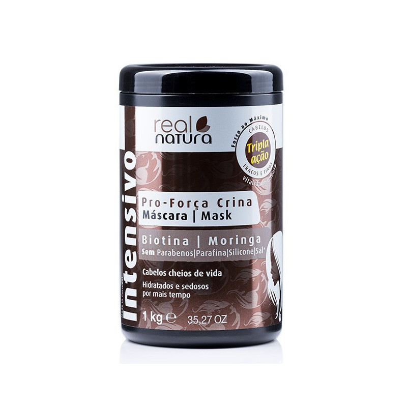Real Natura Pro-Força Crina Máscara Sin Sal (1Kg)