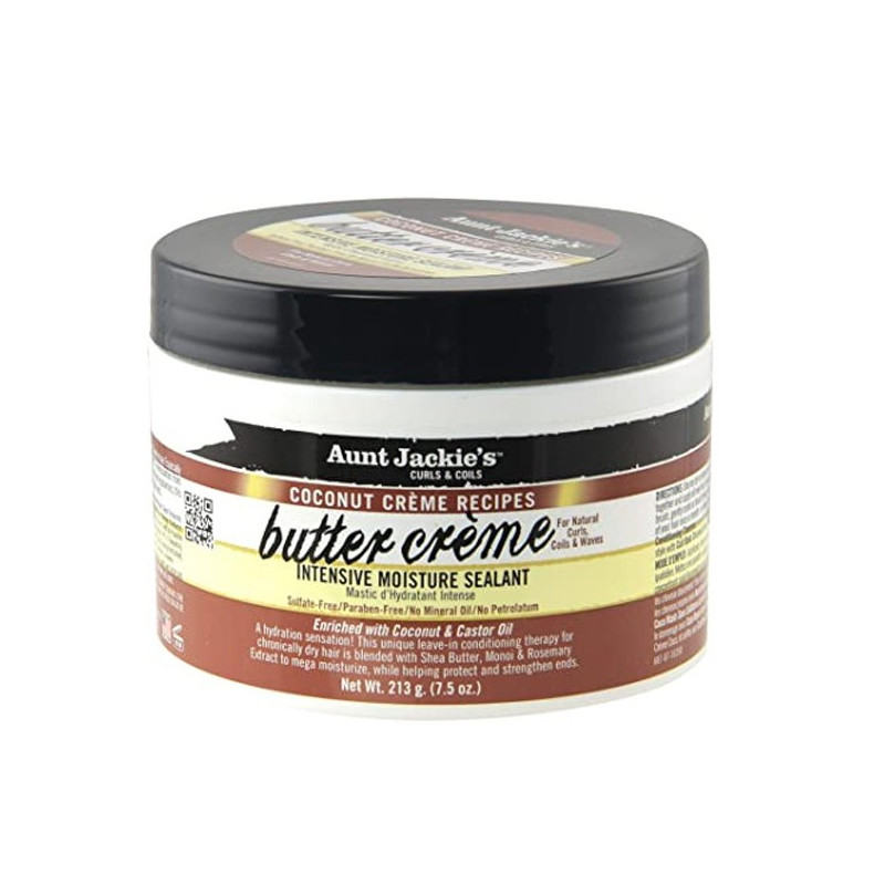 Aunt Jackie's Coconut Butter Crème Intensive Moisture Sealant (213gr) Aunt Jackie's Coconut Butter Crème Intensive Moisture Sealant (213gr)