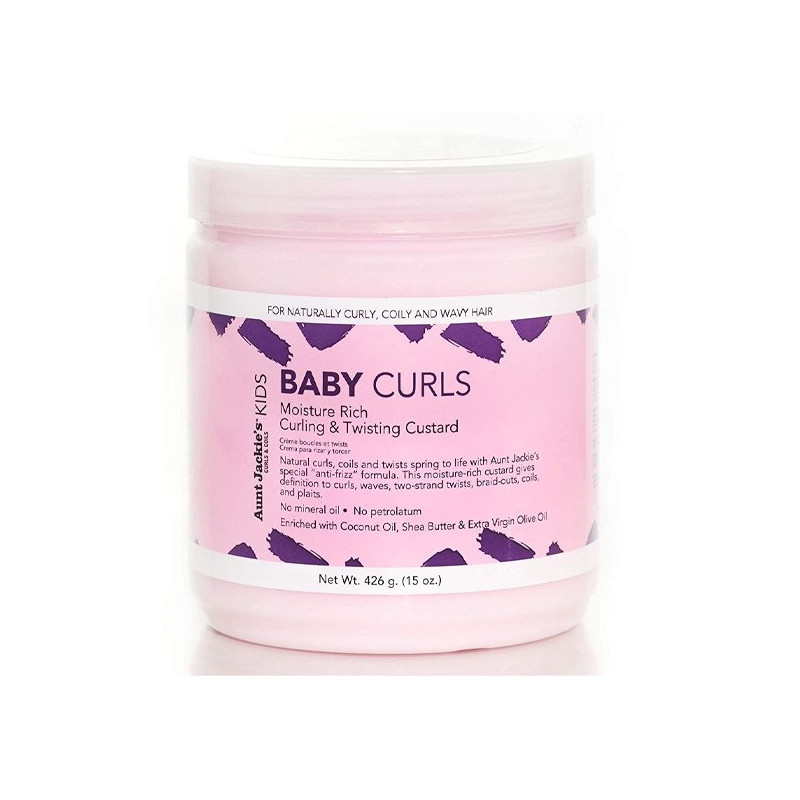 Aunt Jackie's Kids Baby Girl Curls Curling & Twisting Custard (426gr) Aunt Jackie's Kids Baby Girl Curls Curling & Twisting Custard (426gr)