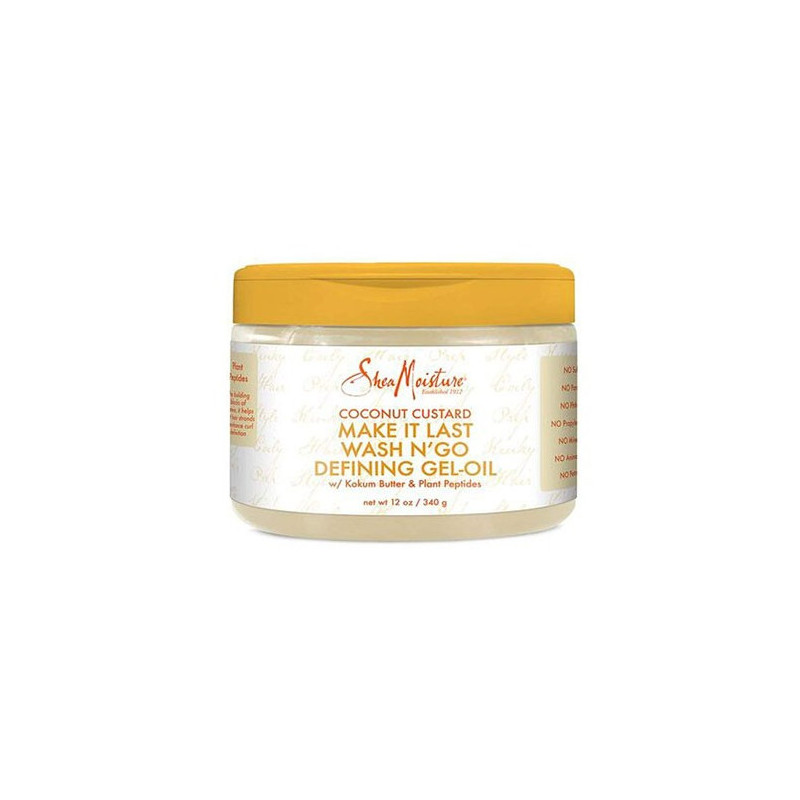 Shea Moisture Coconut Custard Make It Last Wash N' Go Gel-Olio Definente (340gr)