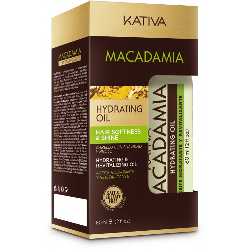 Kativa Olejek nawilżający z makadamia (60ml)