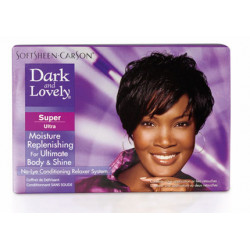 Dark and Lovely Kit No-Lye  Defrisant Hydratant Sans Soude Formule Super