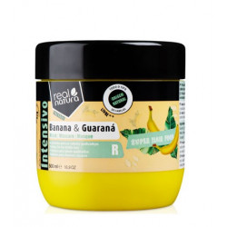 Real Natura Maschera Super Alimento per Capelli Banana e Guaranà (500ml)