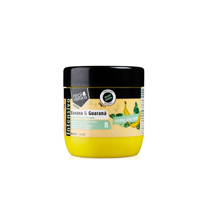 Real Natura Super Hair Food Banana e Guaraná Masque (500ml) Real Natura Super Hair Food Banana e Guaraná Masque (500ml)