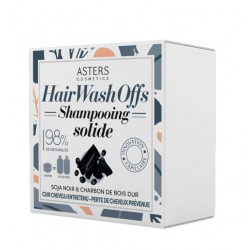 Asters Cosmetics Szampon w kostce Czarna Soja i Węgiel Drzewny z Twardego Drewna (100gr)