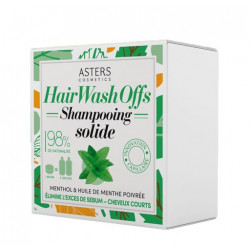 Asters Cosmetics Shampoo Solido Mentolo e Olio Essenziale di Menta Piperita (100gr)