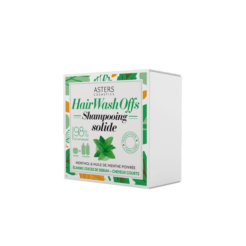 Asters Cosmetics Shampooin Solide Menthol & Huile de Menthe Poivrée (100gr) Asters Cosmetics Shampooin Solide Menthol & Huile de Menthe Poivrée (100gr)