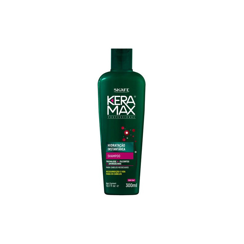 Skafe Keramax Hydratation instantanée Shampooing Sans Sel (300ml) Skafe Keramax Hydratation instantanée Shampooing Sans Sel (300ml)