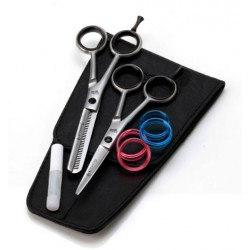 Glamtech One Set Tijeras Lefty 5,5" + 5,5" Thinner-Wallet 