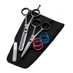 Glamtech One Set Tijeras Lefty 5,0" + 5,5" Thinner-Wallet