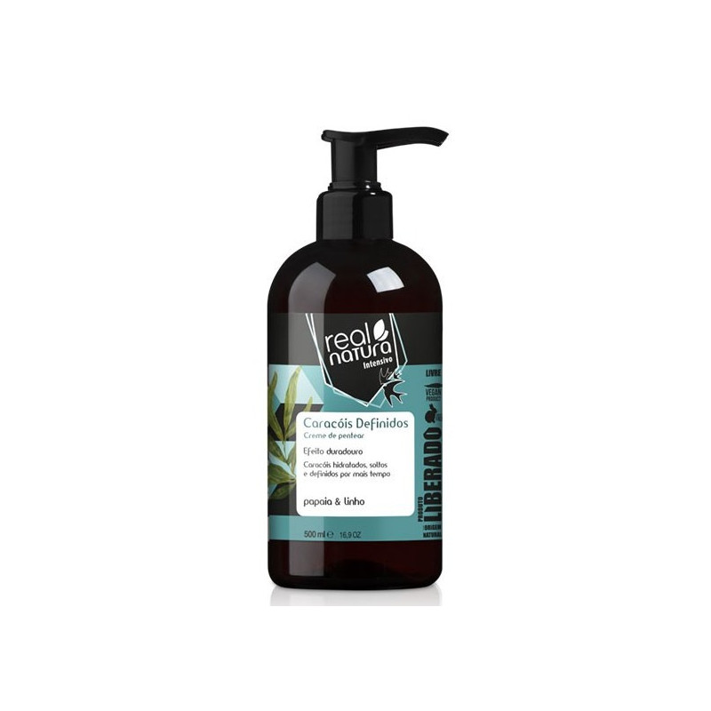 Real Natura Caracois Definidos Liberados Crème Coiffante (500ml) Real Natura Caracois Definidos Liberados Crème Coiffante (500ml)