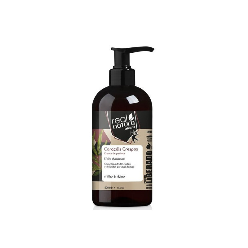 Real Natura Caracois Crespos Styling-Creme (500ml) Real Natura Caracois Crespos Styling-Creme (500ml)