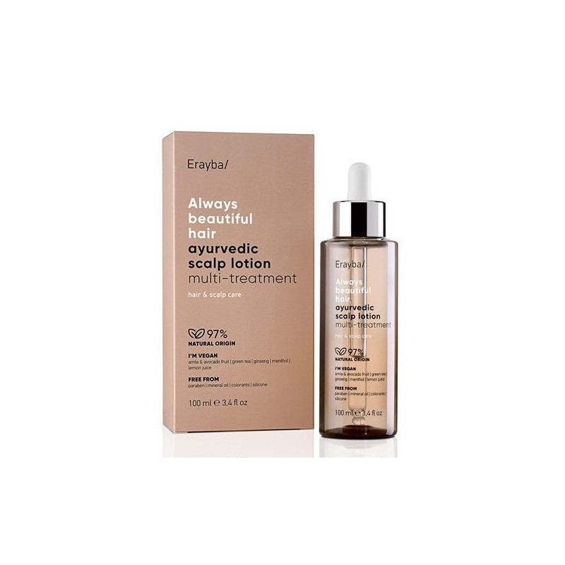 Erayba ABH/ Lozione Ayurvedica per Cuoio Capelluto Multi-Trattamento (100ml)