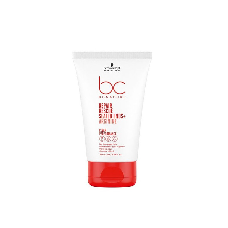 Schwarzkopf BC Repair Rescuec Czyste Działanie Zapieczętowane Końcówki (100ml)