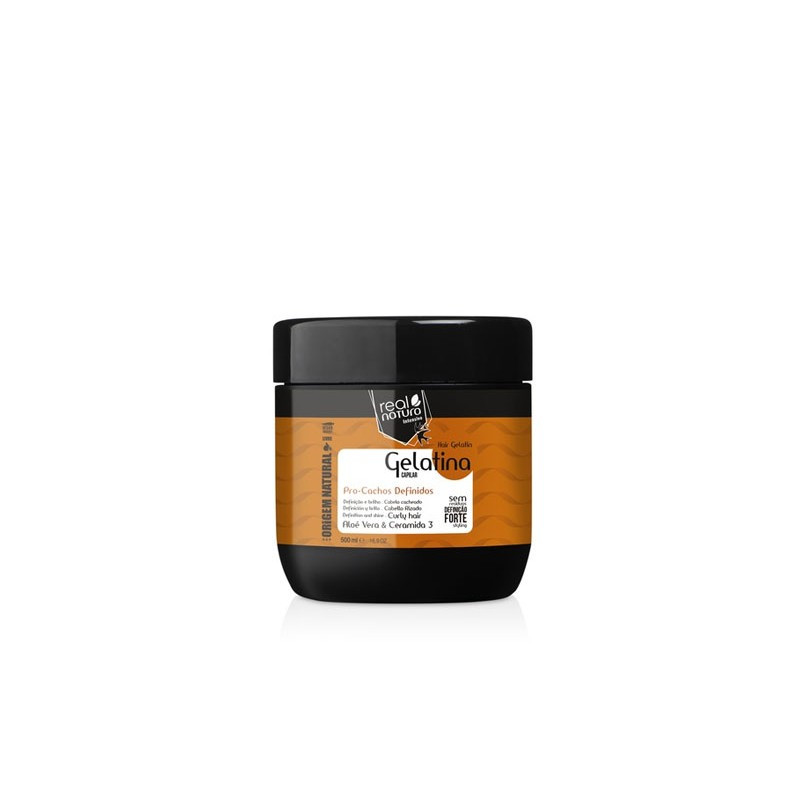 Real Natura Pro-Cachos Definidos Gelatina (500ml) Real Natura Pro-Cachos Definidos Gelatina (500ml)