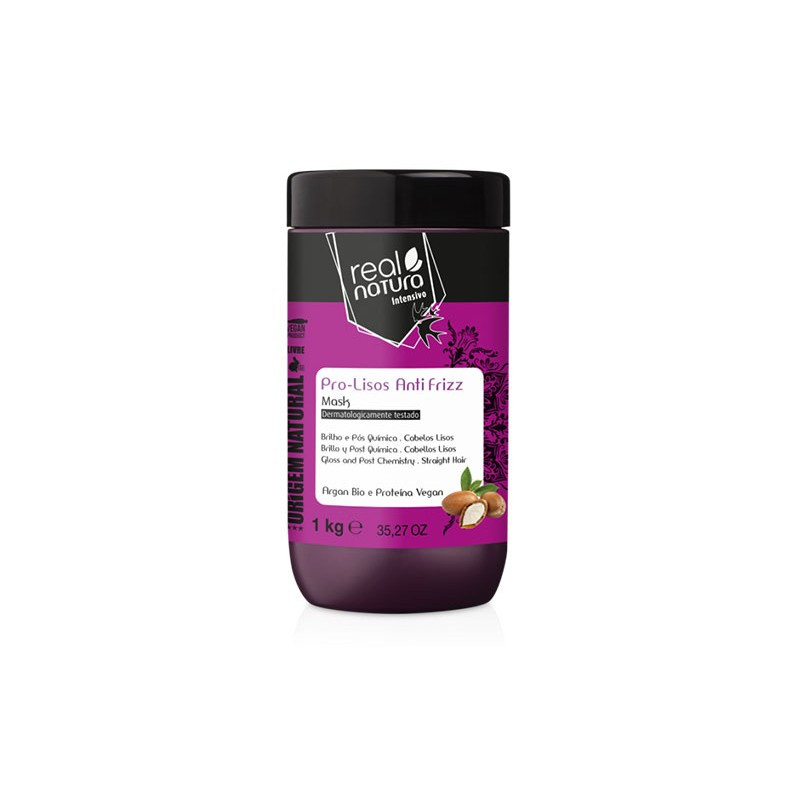 Real Natura Pro-Lisos Anti Frizz Argan Masque (1Kg)