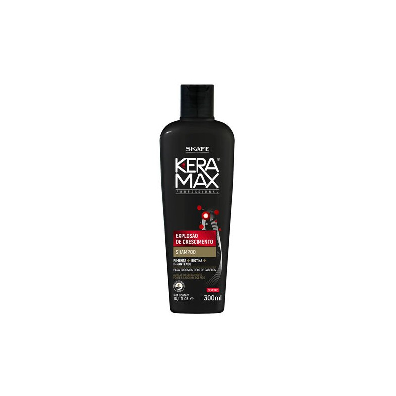 Skafe Keramax Shampoo Esplosione di Crescita Senza Sale (300ml)