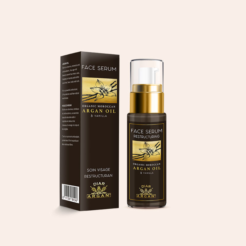 Diar Argan Sérum Visage Restructurant Pure Argan et Vanille (30ml) Diar Argan Sérum Visage Restructurant Pure Argan et Vanille (30ml)