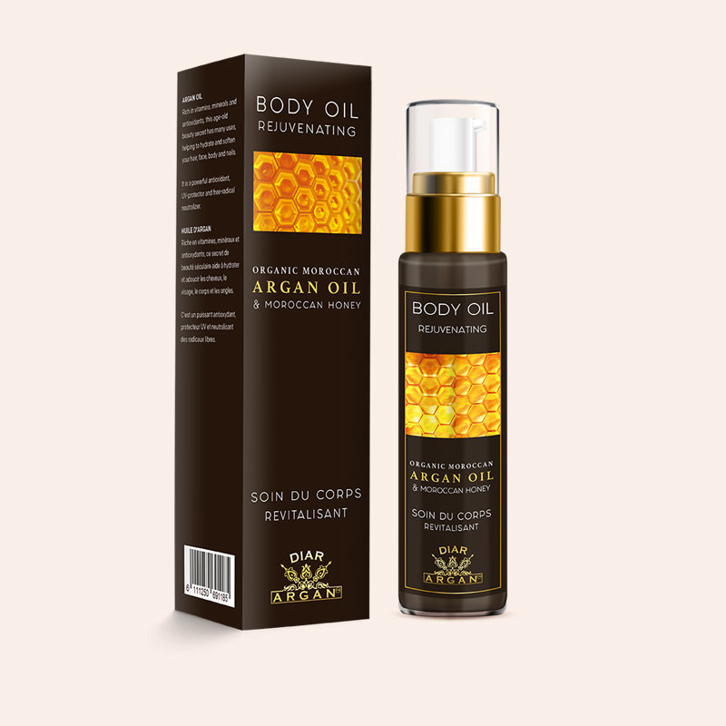 Diar Argan Reines Argan-Verjüngendes Körperöl Mit Atlas-honig 