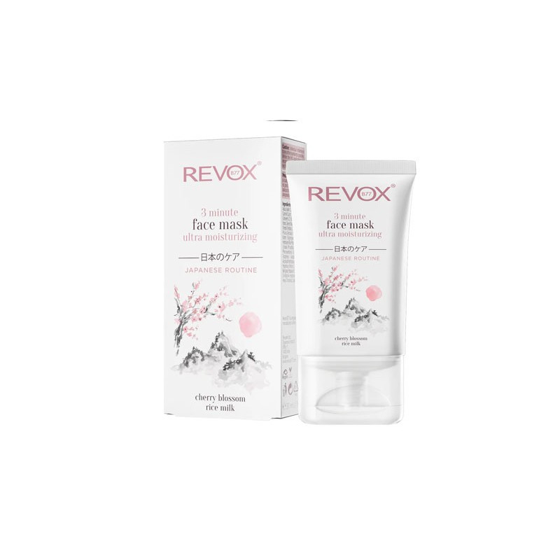 Revox B77 Japońska Rutyna 3-minutowa Ultra Nawilżająca Maska do Twarzy (30ml)