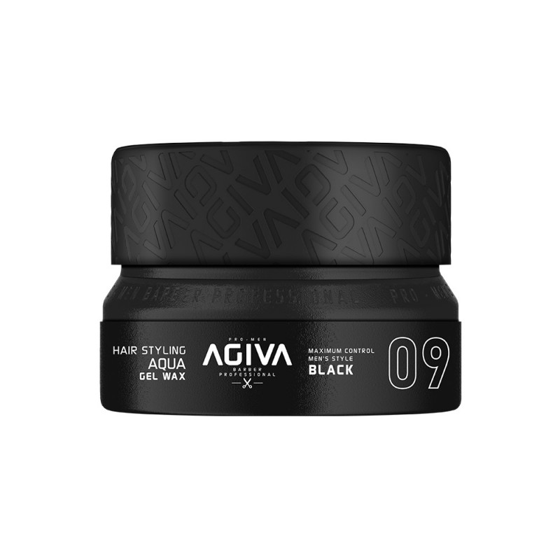 Agiva Styling Capelli Cera Gel Aqua Nero 09 (155ml)