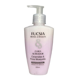 Brasil & Belleza Fucsia Ceramidas y Rosa Mosqueta Activador Rizos (260ml)