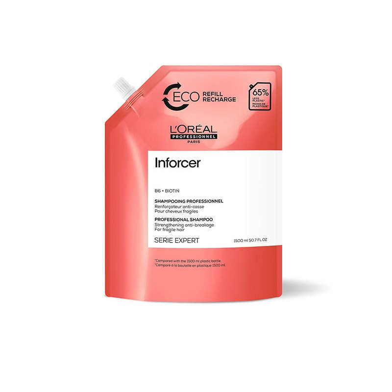 L'oreal Serie Expert Inforcer Shampoo Eco Refill Recharge (1500ml) L'oreal Serie Expert Inforcer Shampoo Eco Refill Recharge (1500ml)