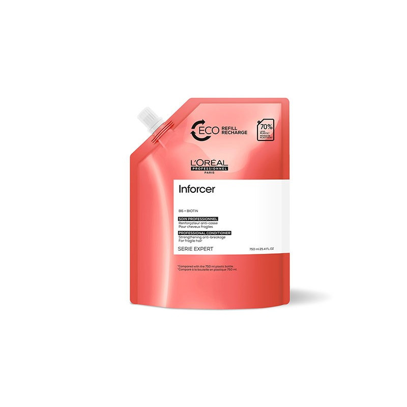 L'oreal Serie Expert Inforcer Conditioner Eco Refill Recharge (750ml) L'oreal Serie Expert Inforcer Conditioner Eco Refill Recharge (750ml)