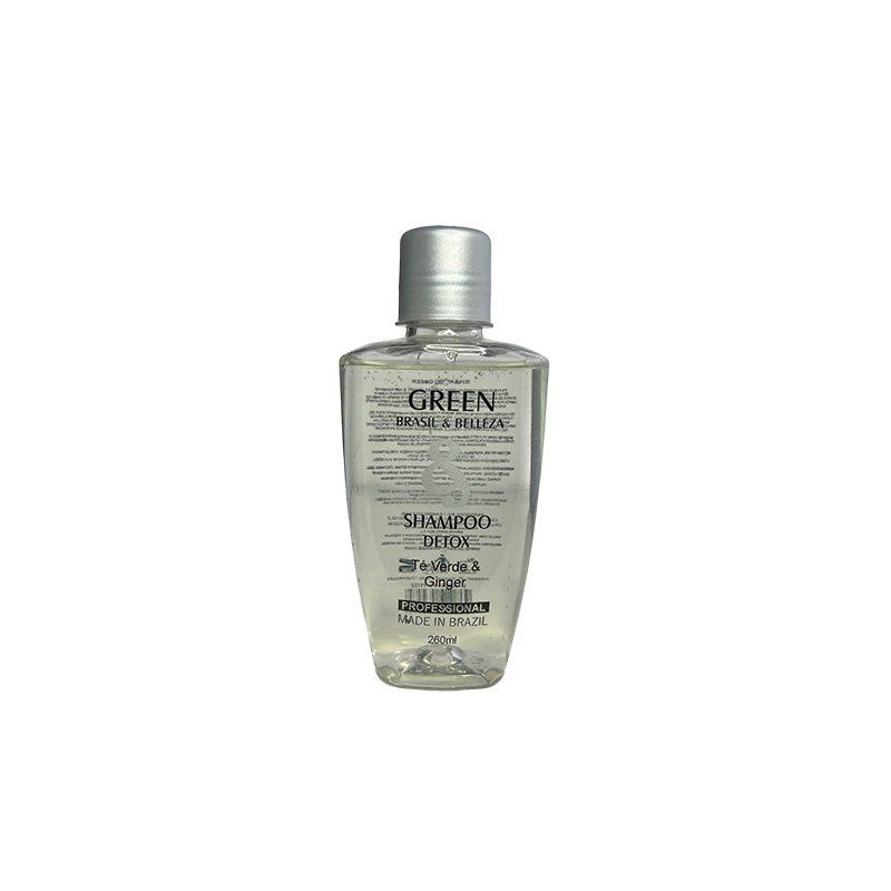 Brasil & Belleza Green Té Verde & Jengibre Detox Champú Sin sal (260ml) Brasil & Belleza Green Té Verde & Jengibre Detox Champú Sin sal (260ml)